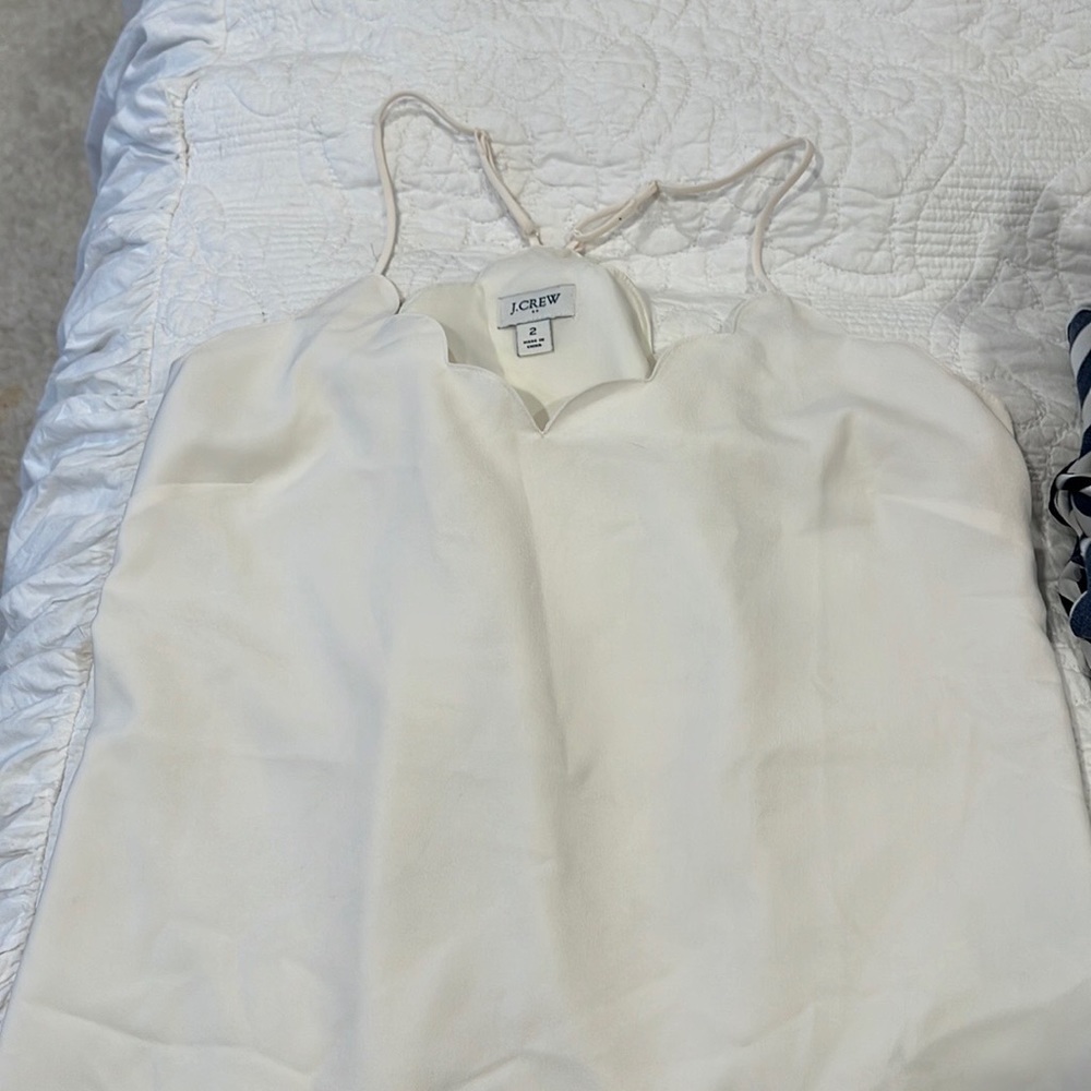 Cream camisole jcrew factory